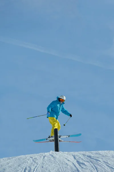 스키어 — 스톡 사진