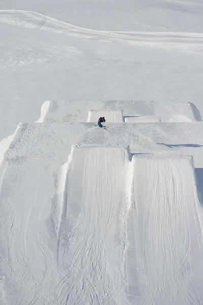 滑雪者 — 图库照片