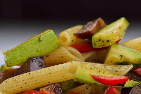 Pasta met groenten — Stockfoto