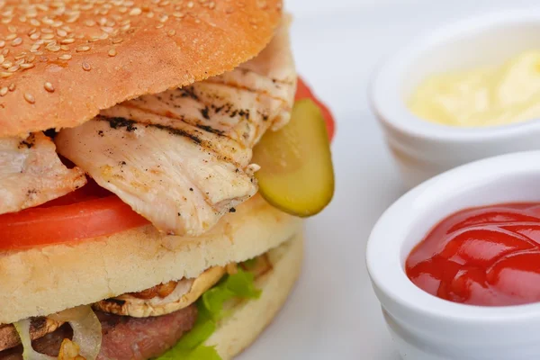 Hamburger menu — Stock fotografie