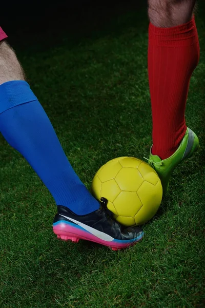 Jogadores de futebol — Fotografia de Stock