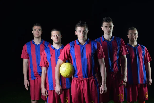 Jogadores de futebol equipe — Fotografia de Stock