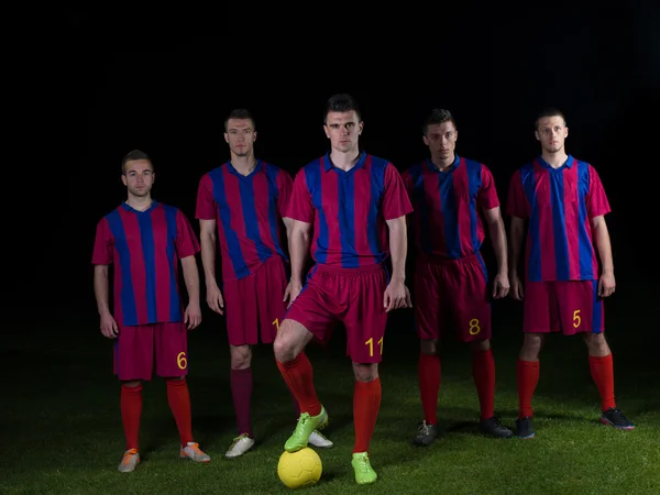 Soccer players team — Stock Photo, Image