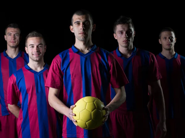 Jogadores de futebol equipe — Fotografia de Stock