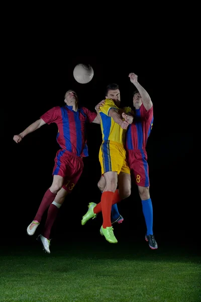 Jogadores de futebol — Fotografia de Stock