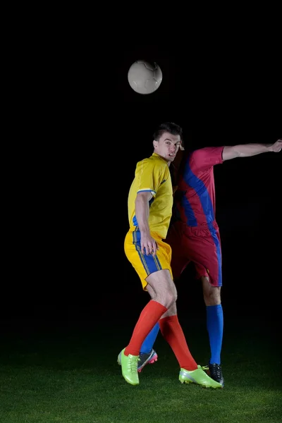 Jogadores de futebol — Fotografia de Stock