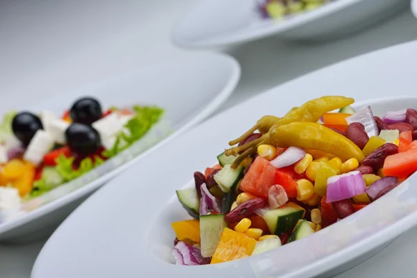 Tasty salads — Stock Photo, Image