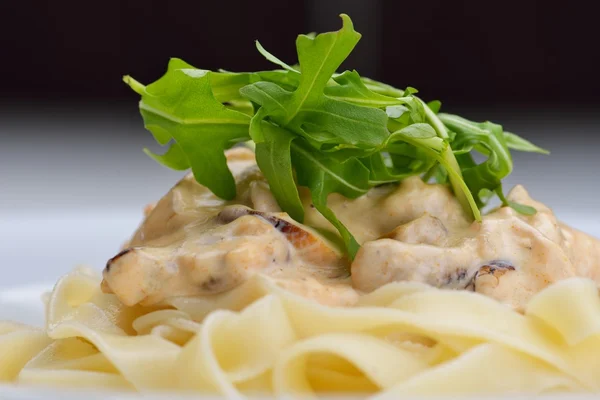 Spaghetti with Mussels — Stock Photo, Image