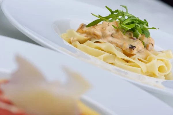 Spaghetti with Mussels — Stock Photo, Image