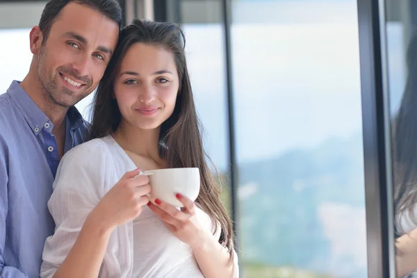 Couple relax at home — Stock Photo, Image