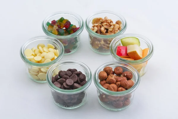 Ořechy a suché plody mixu — Stock fotografie