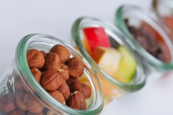 Nuts and dry fruits mix — Stock Photo, Image