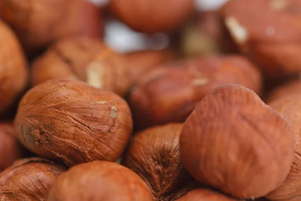 Hazelnuts — Fotografie, imagine de stoc