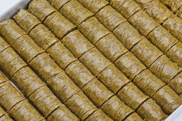 Geleneksel tatlı Türk baklavası — Stok fotoğraf