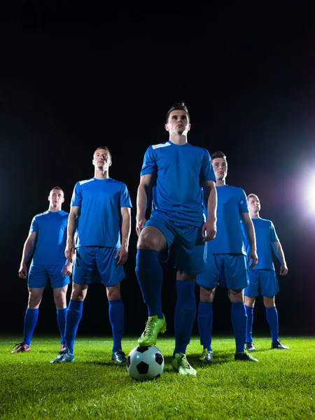 Jogadores de futebol equipe — Fotografia de Stock