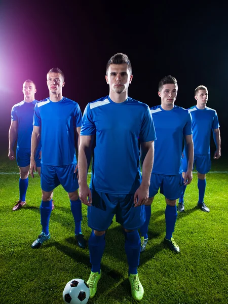 Jogadores de futebol equipe — Fotografia de Stock