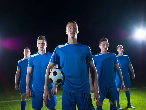 Squadra di calciatori — Foto Stock