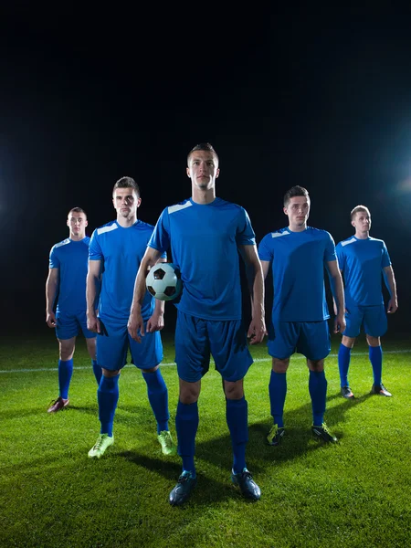 Jogadores de futebol equipe — Fotografia de Stock