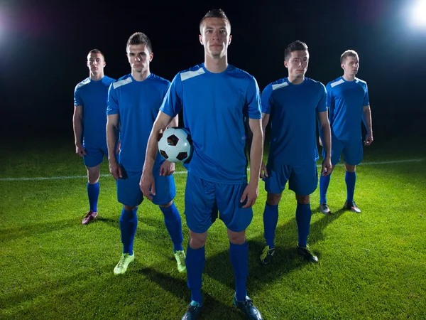 Jogadores de futebol equipe — Fotografia de Stock
