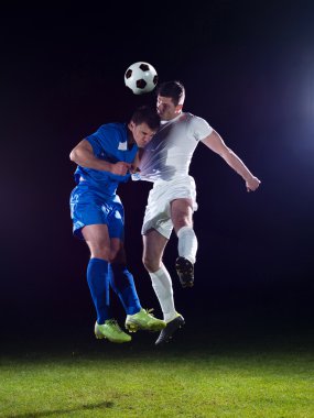 Futbol oyuncular duel