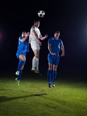 Futbol oyuncular duel