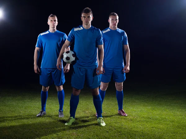 Jogadores de futebol equipe — Fotografia de Stock