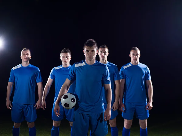 Jogadores de futebol equipe — Fotografia de Stock