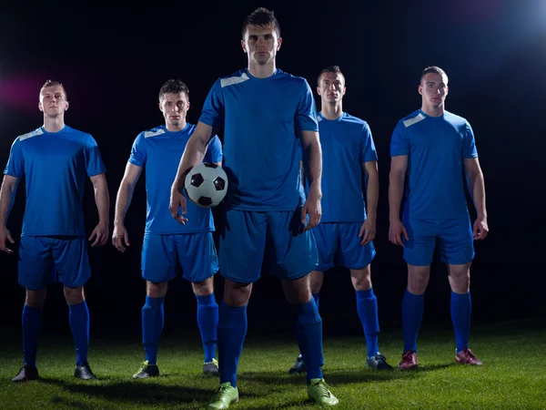 Jogadores de futebol equipe — Fotografia de Stock