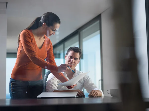 Business mensen team op vergadering — Stockfoto