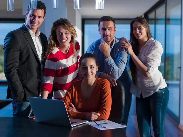 Business mensen team op vergadering — Stockfoto