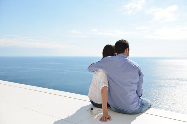 Couple at terrace