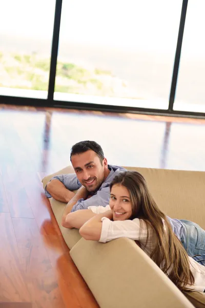 Couple at home — Stock Photo, Image