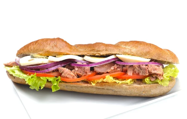 Sandwich på nära håll — Stockfoto