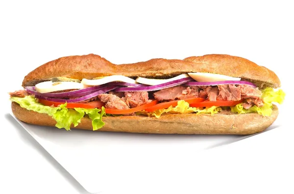 Sandwich på nära håll — Stockfoto