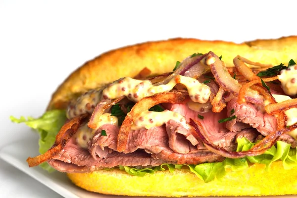 Sandwich fresco da vicino — Foto Stock