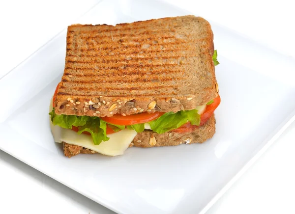 三明治密切联系蔬菜 — 图库照片