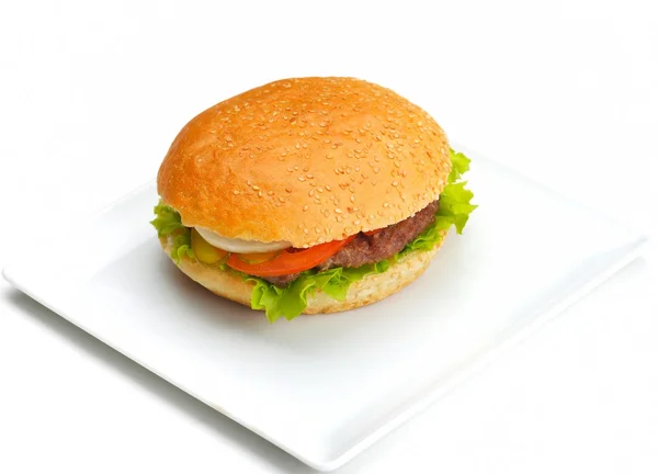 Hamburger voor fastfood — Stockfoto