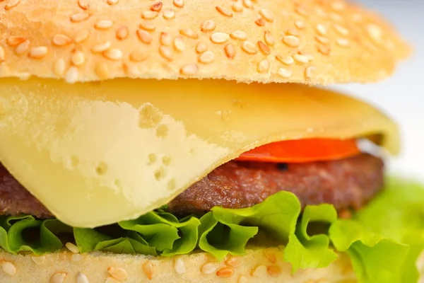 Hamburgare för snabbmat — Stockfoto