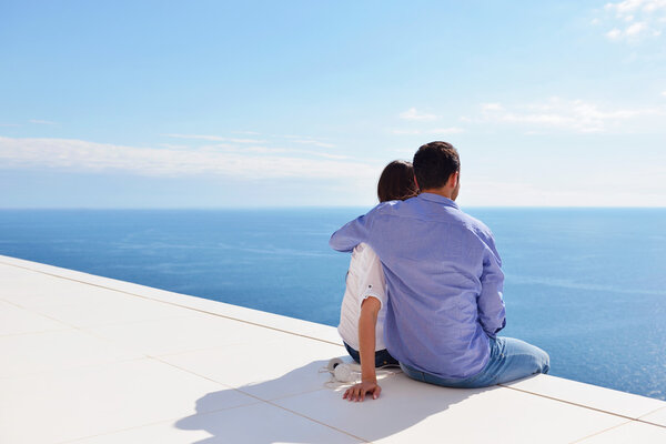 Couple at terrace