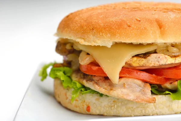 Hamburger voor fastfood — Stockfoto