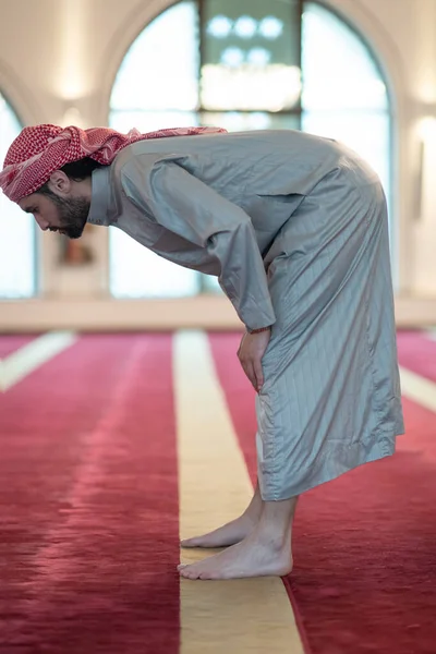 Moslim Gebed Moskee Namaz Aanbidding Allah — Stockfoto