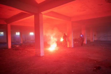 Hareketli şehir ortamında askeri birlikler