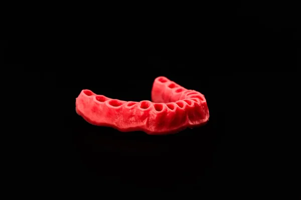 Gencives Humaines Sans Dents Modèle Implant Médical Isolé Sur Fond — Photo