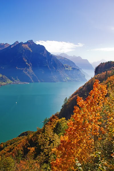 在阿尔卑斯山的秋天 — 图库照片