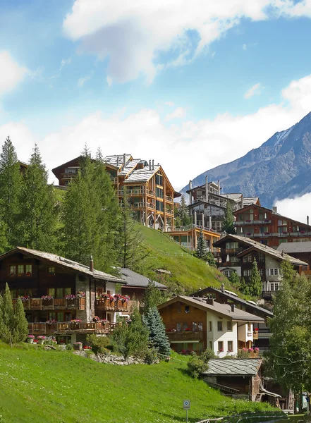 Stad zermatt — Stockfoto