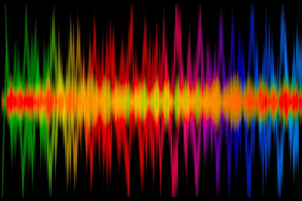 Colorful Music Graph — Stock Photo, Image