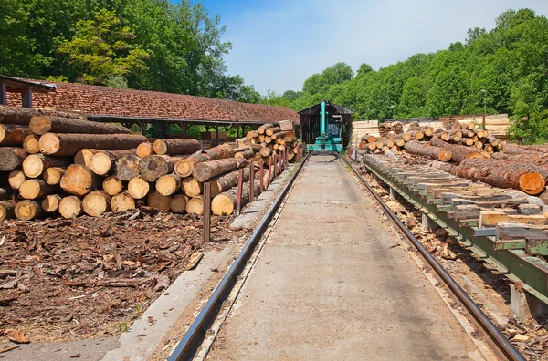 Lumber yard — Stock Photo, Image