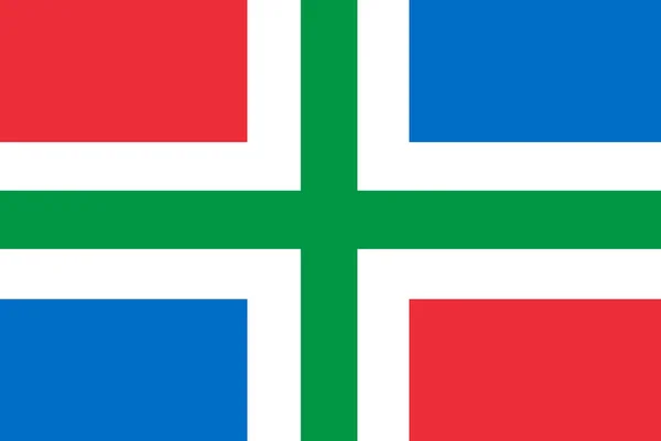 Groningen flag — Stock Photo, Image