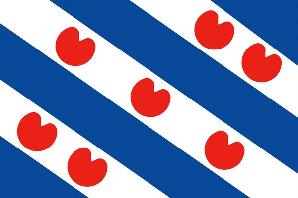 Flaga Frisia — Zdjęcie stockowe