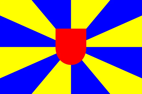 Nyugat-Flandria zászló — Stock Fotó